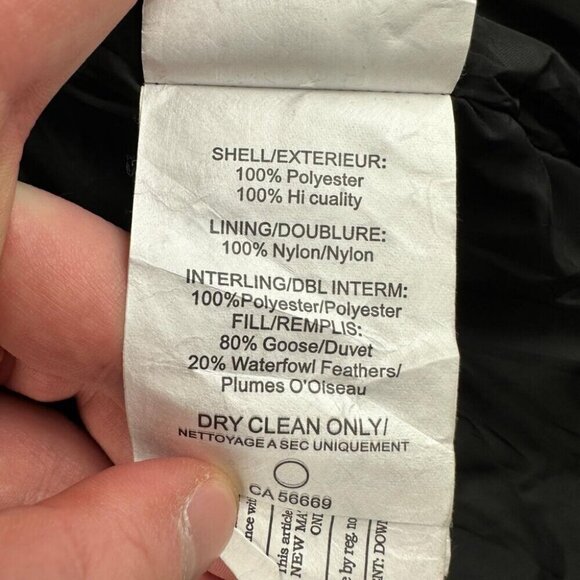 Moose Knuckles Black Down Jacket Men's Size M - Picture 12 of 16